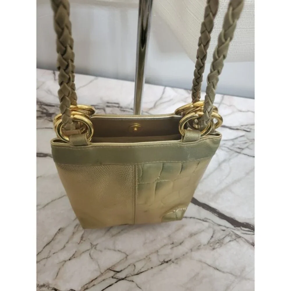 TIANNI Vintage Gold Animal Print‎ Crossbody Bag
